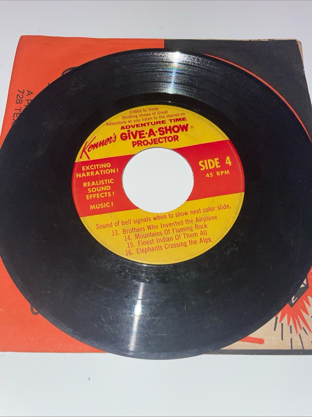 KENNERS "ADVENTURE TIME" GIVE A SHOW Side 3 & 4 Lot Of 2 RECORDS 1962